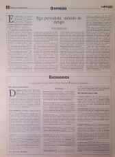Ego periodista: método de riesgo