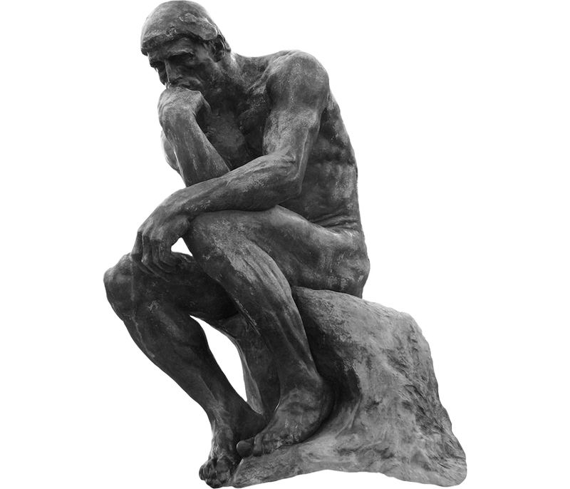 El pensador de Auguste Rodin