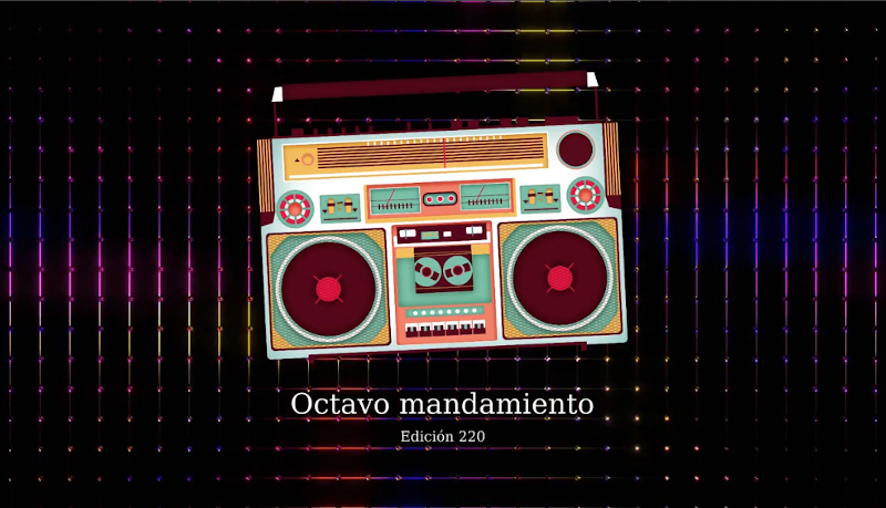 Caricatura de un radio antiguo
